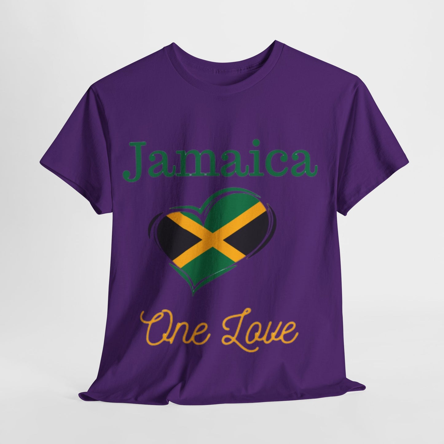 Jamaica One Love Tee, Unisex Heavy Cotton T-Shirt.