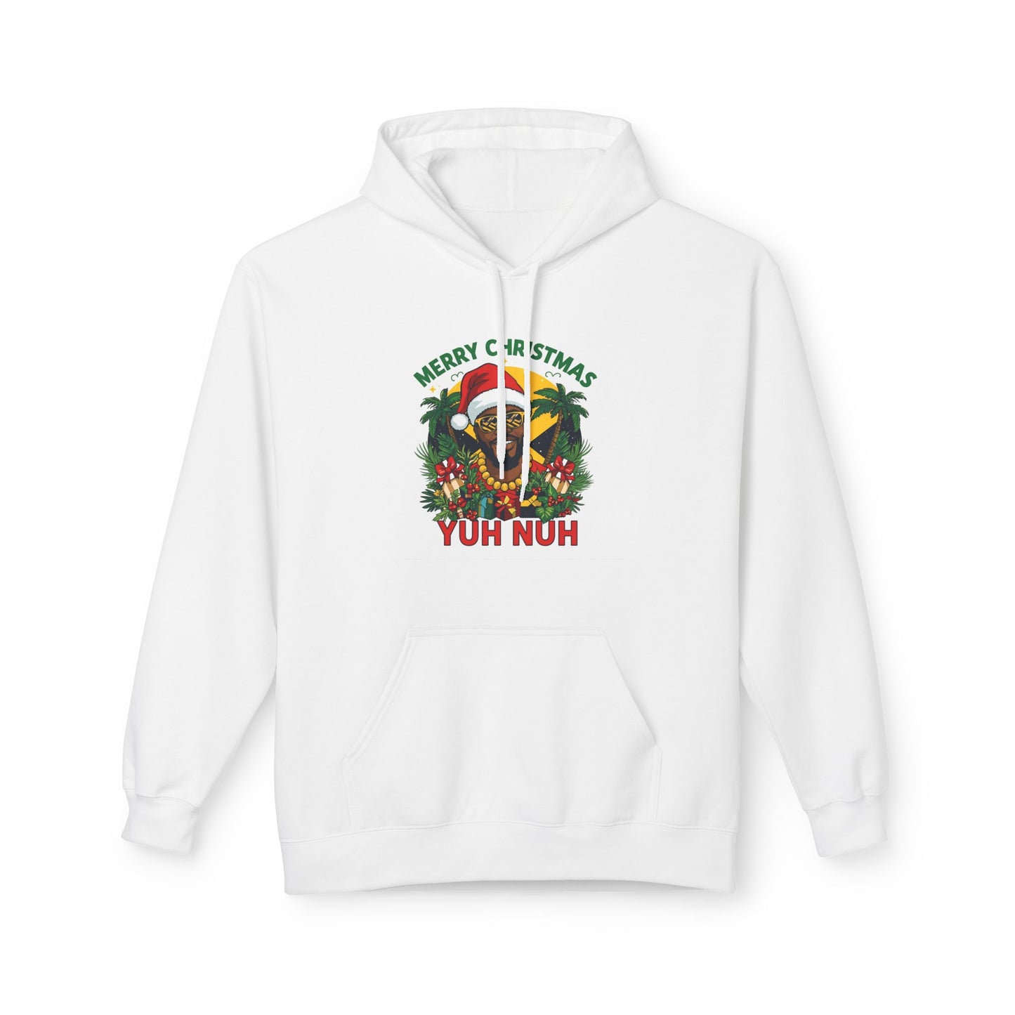 Christmas Hoodie – "Merry Christmas Yuh Nuh" Festive Holiday Sweatshirt