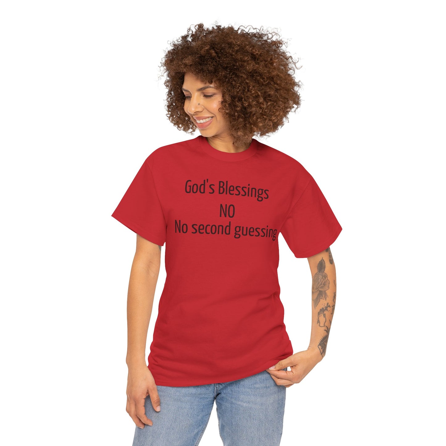 God's Blessing No Second Unisex Heavy Cotton Tee