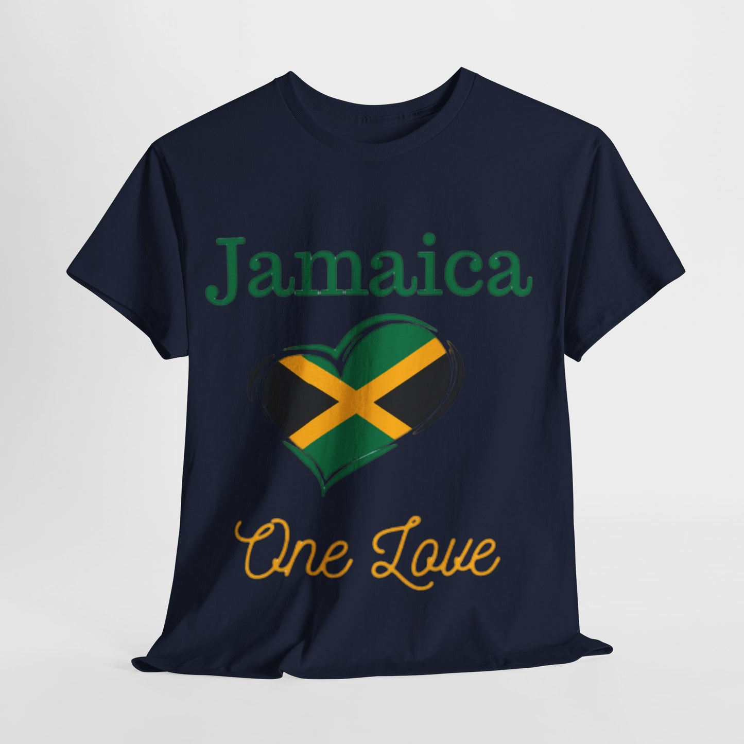 Jamaica One Love Tee, Unisex Heavy Cotton T-Shirt.