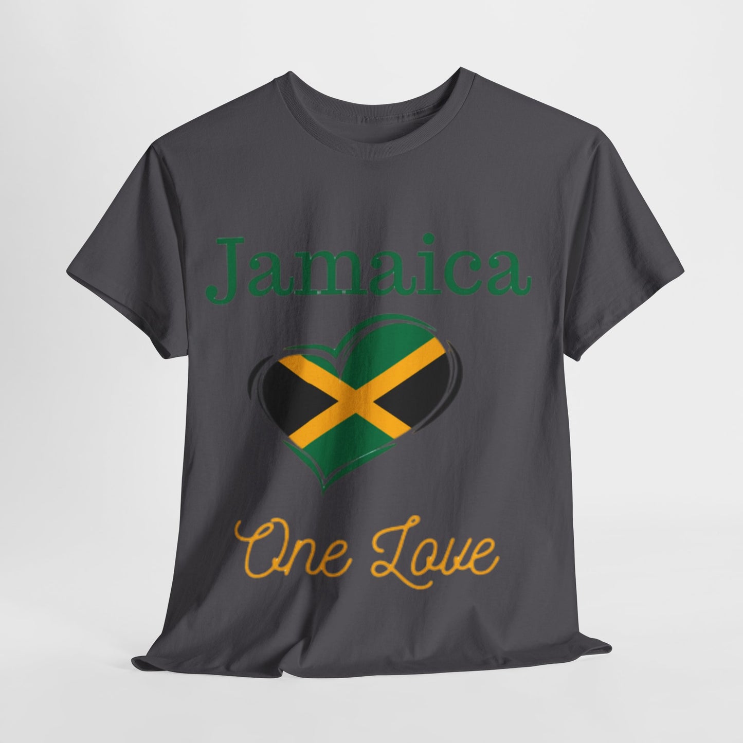 Jamaica One Love Tee, Unisex Heavy Cotton T-Shirt.