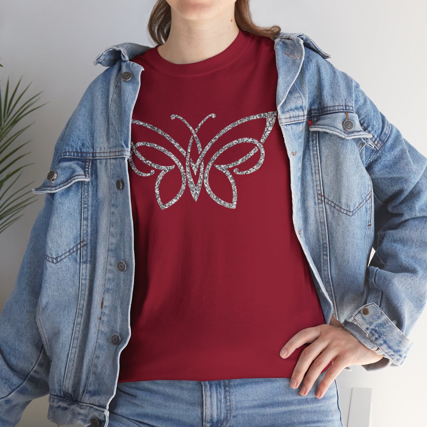 Butterfly Design Unisex Heavy Cotton Tee.