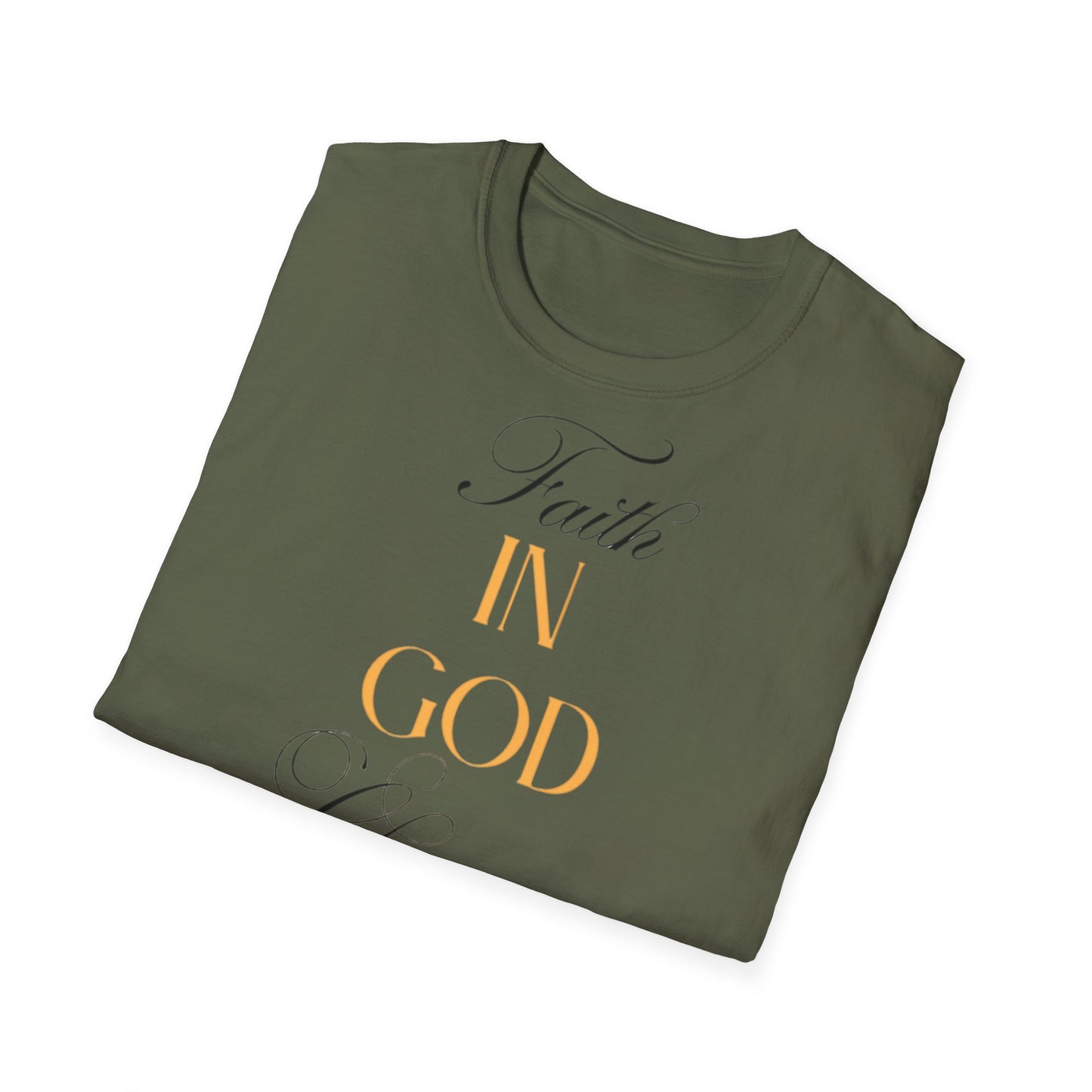 Faith-Inspired Unisex Softstyle T-Shirt, Inspirational Tee.