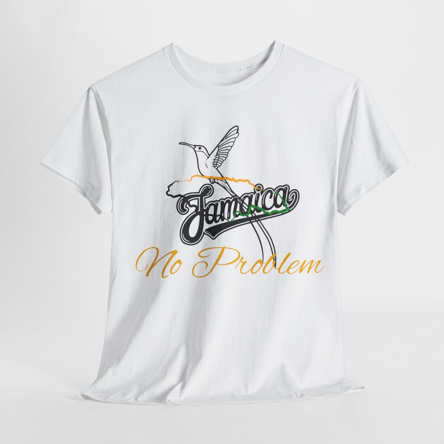 Jamaican Vibe Unisex Heavy Cotton Tee, Summer T-Shirt, Tropical Style, Vacation Wear, Music Festival Shirt, Gift for Travelers