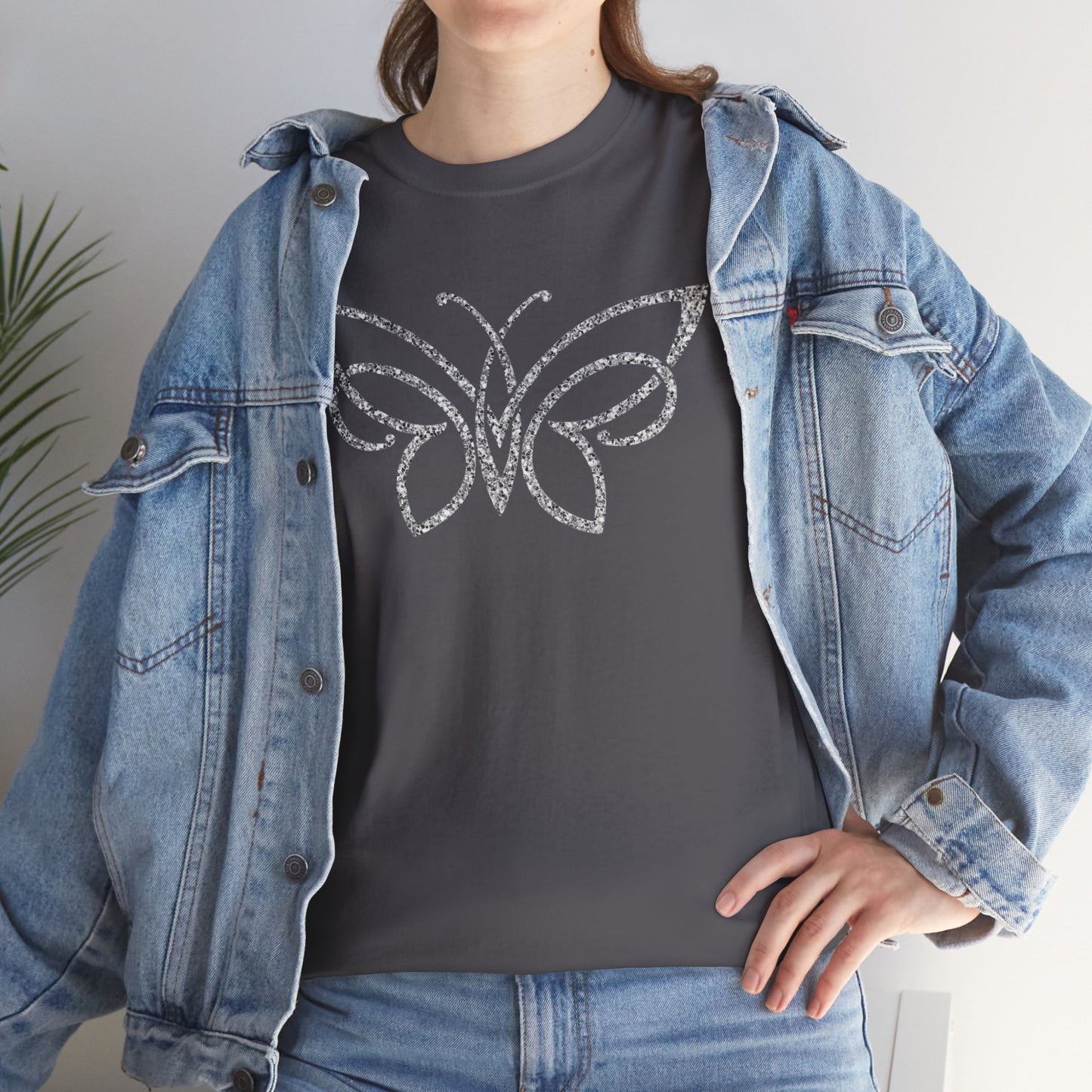 Butterfly Design Unisex Heavy Cotton Tee.