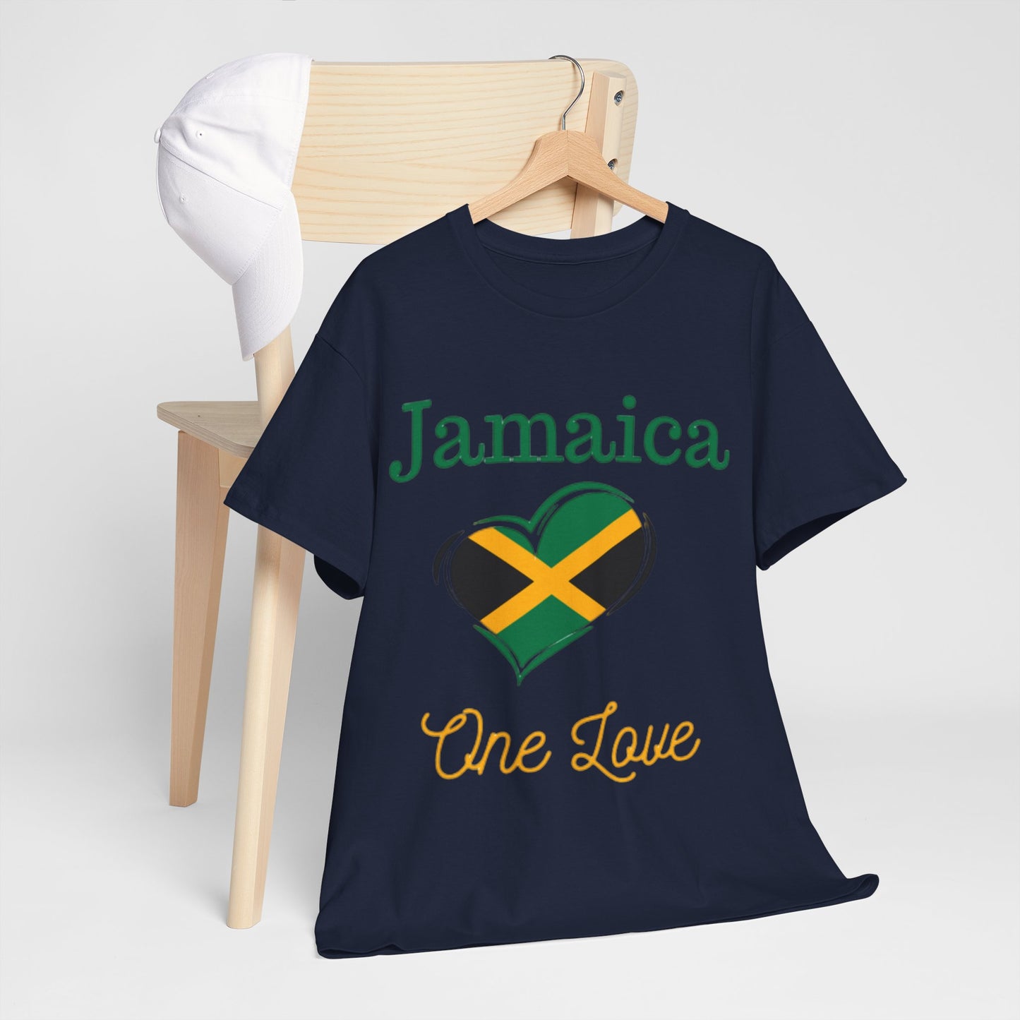Jamaica One Love Tee, Unisex Heavy Cotton T-Shirt.