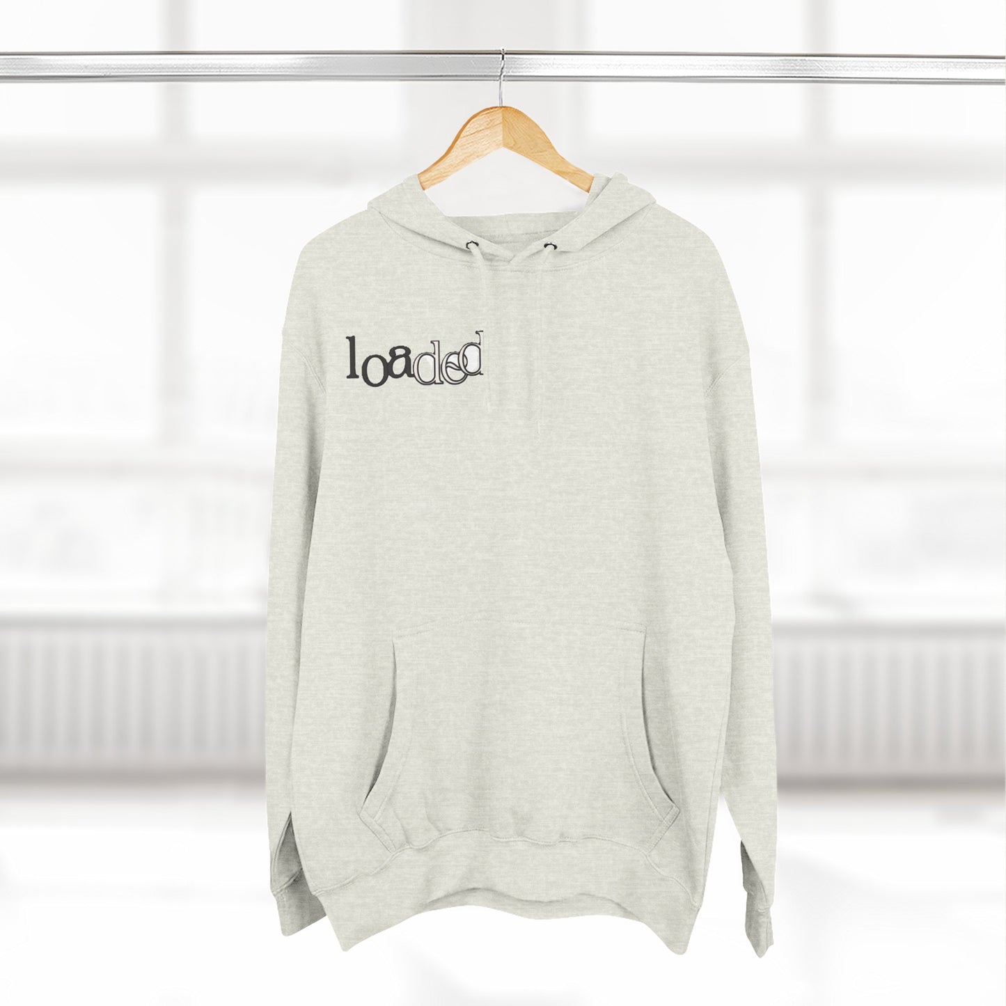 Loaded Three-Panel Fleece Hoodie