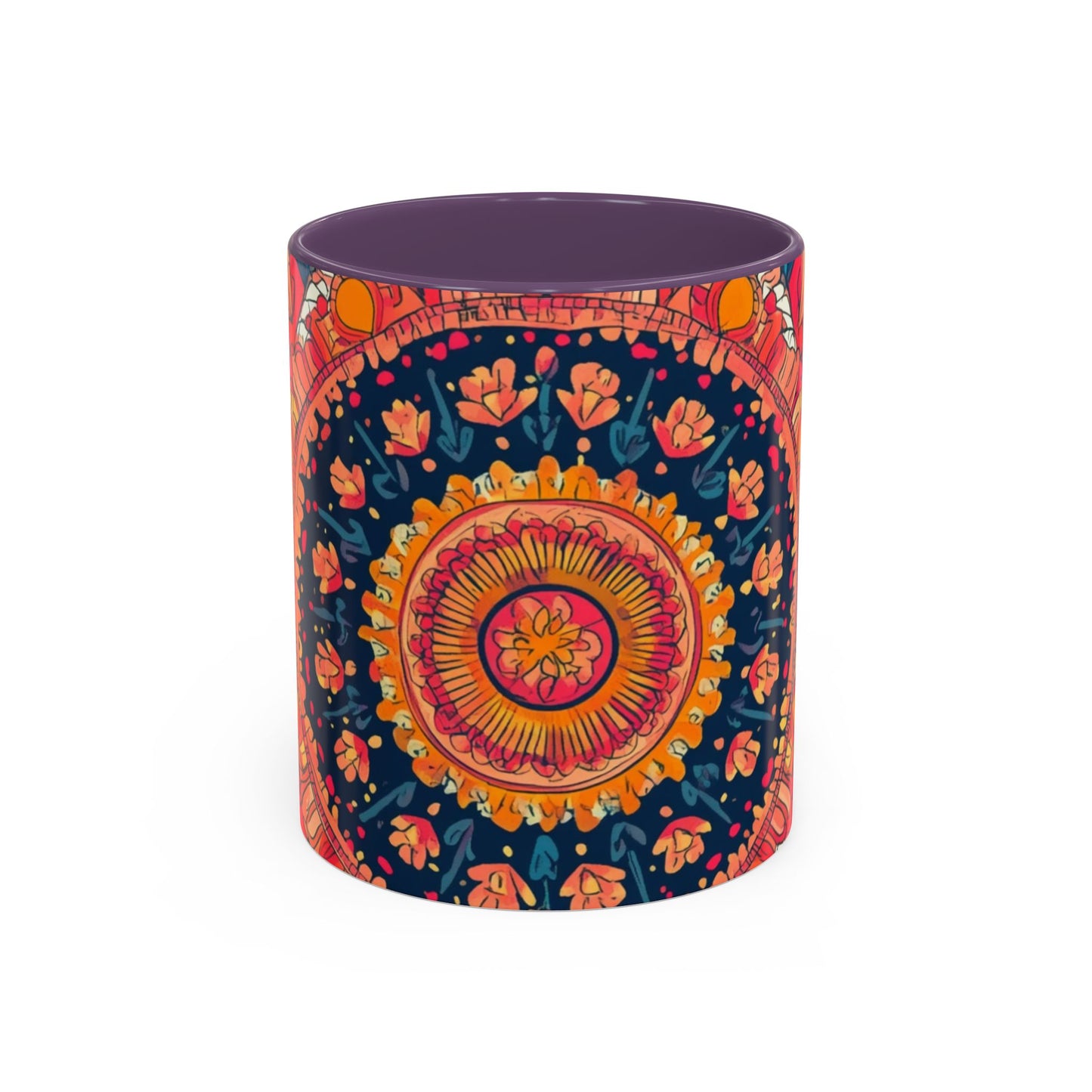 Vibrant Colorful Mandala Coffee Mug