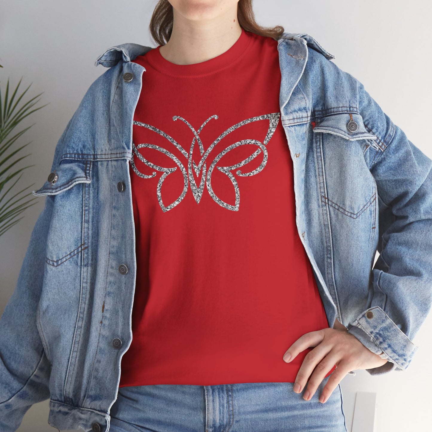 Butterfly Design Unisex Heavy Cotton Tee.