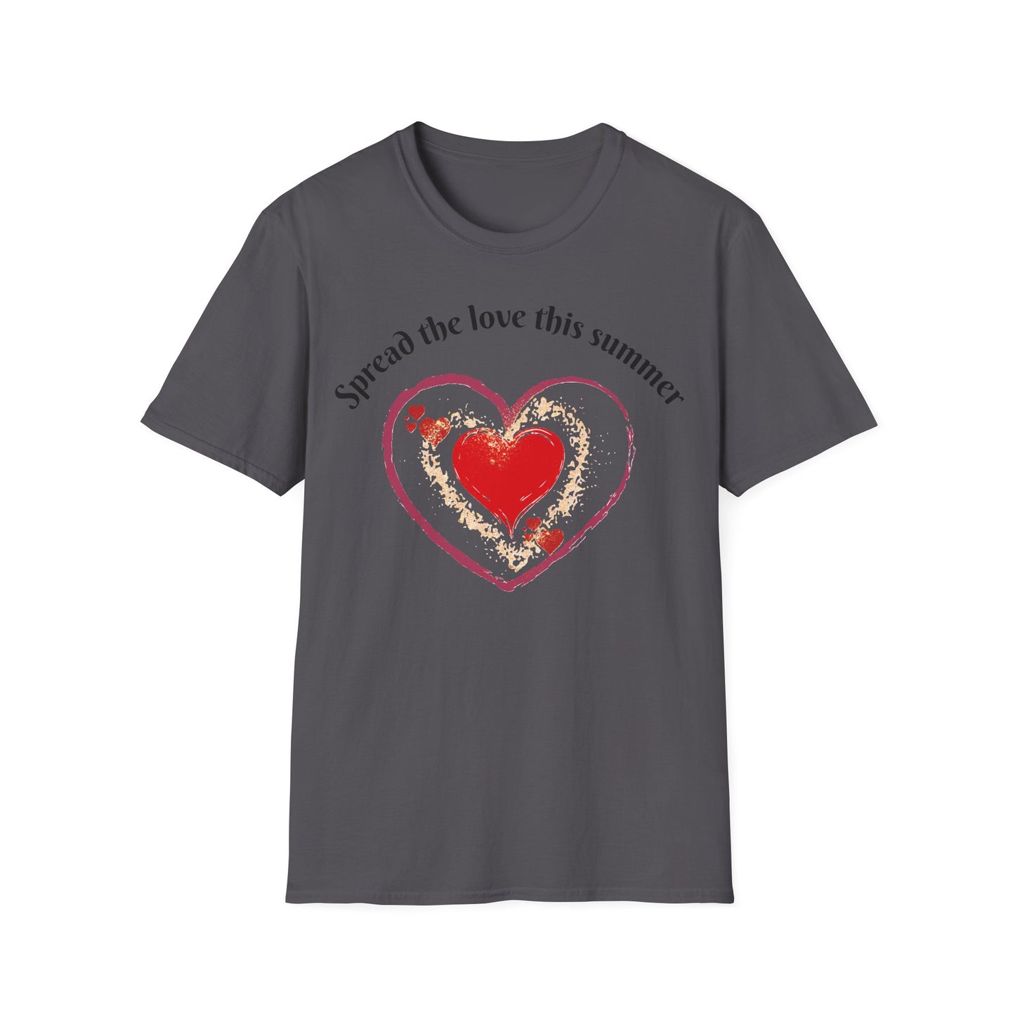 Heartfelt Love T-Shirt, Romantic Apparel, Softstyle Top