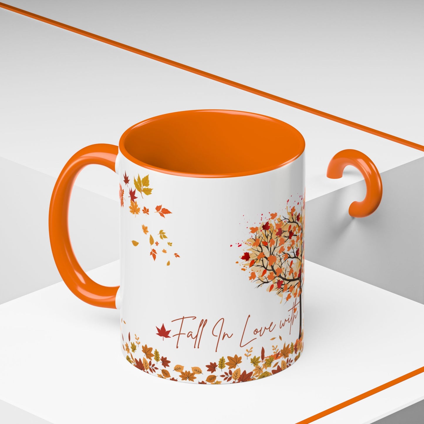 Autumn Love Coffee Mug ,Fall Mug . Cozy Fall Decor.
