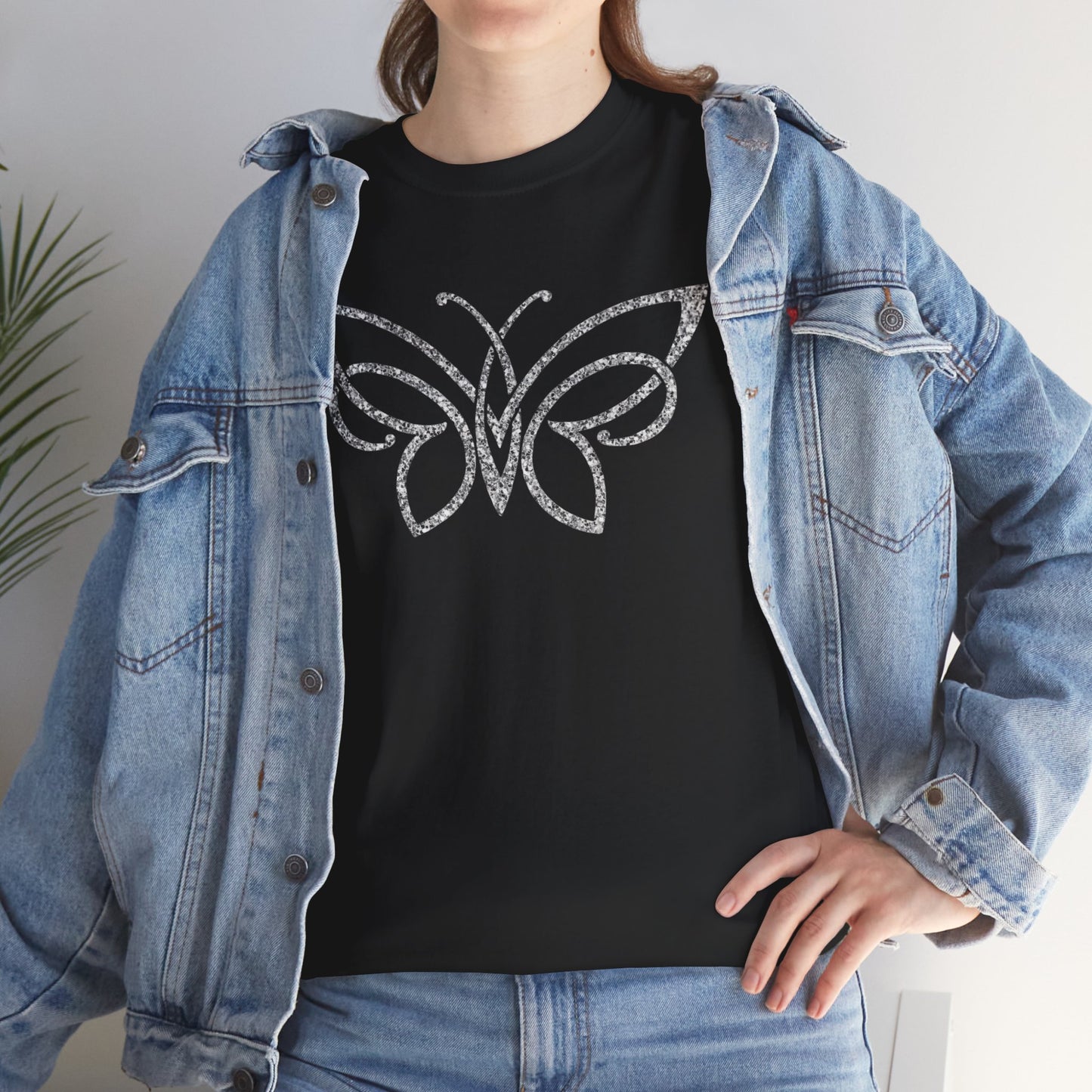 Butterfly Design Unisex Heavy Cotton Tee.