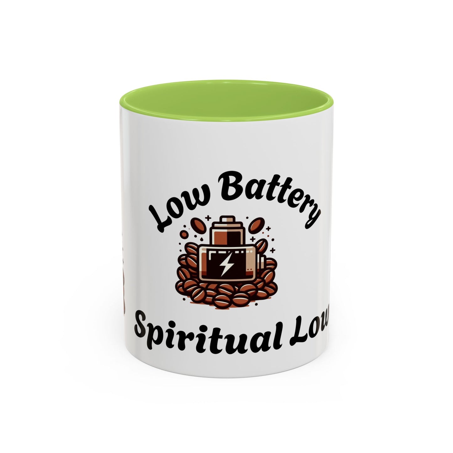 Low Battery Coffee Mug, Funny Coffee Cup