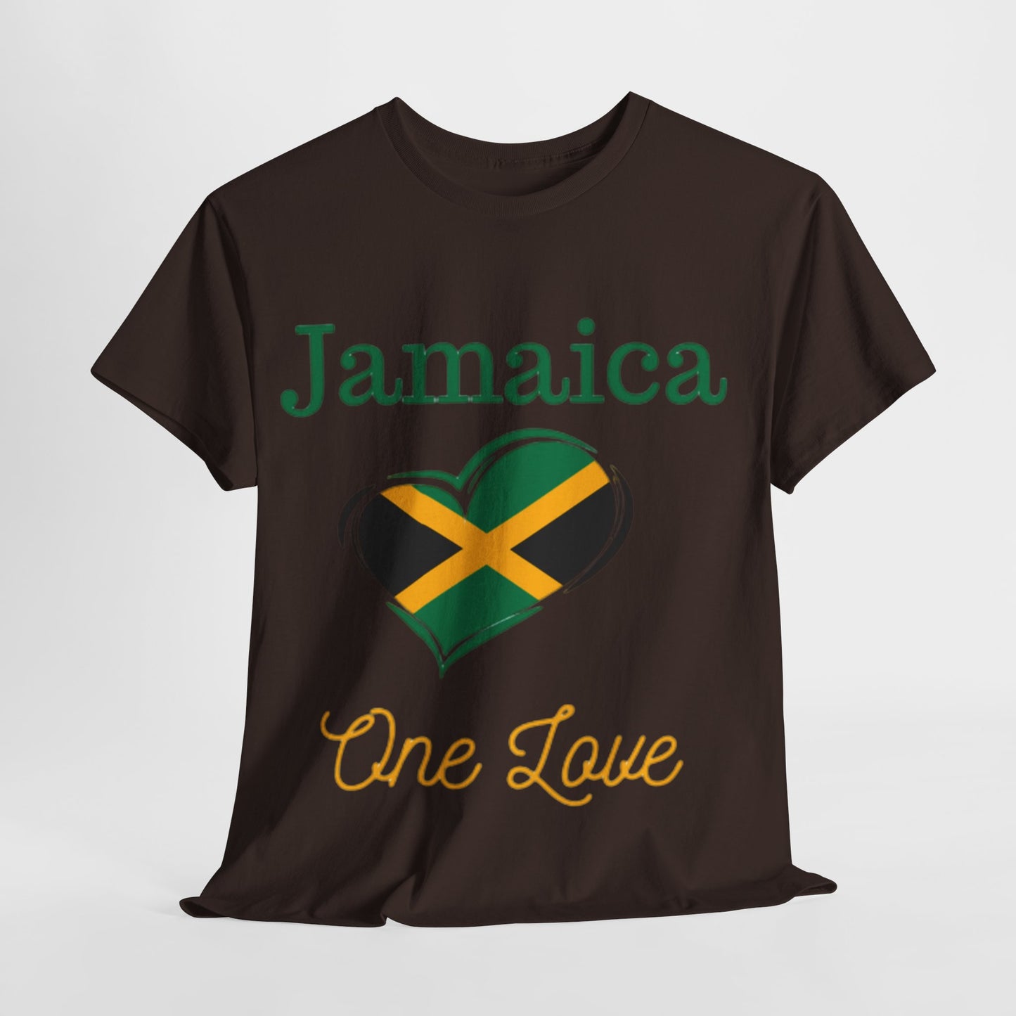 Jamaica One Love Tee, Unisex Heavy Cotton T-Shirt.