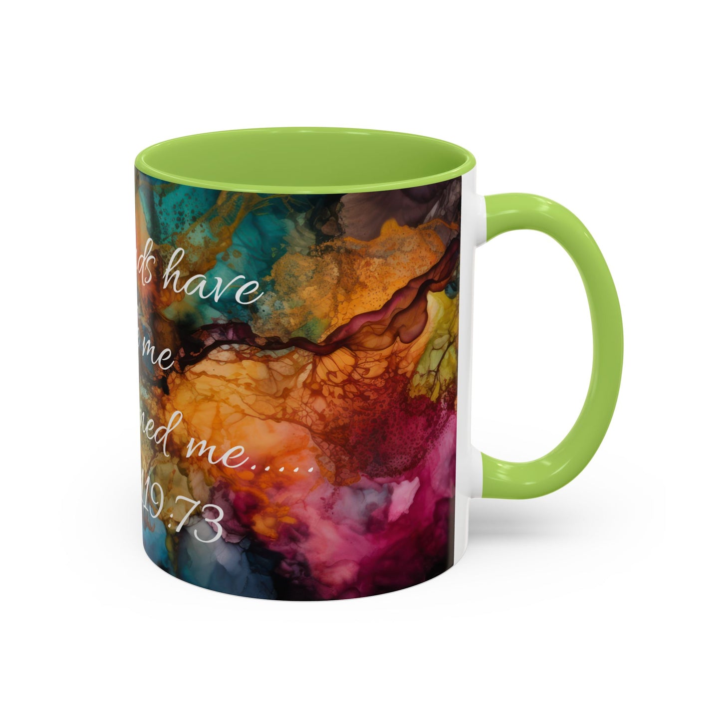 Inspirational Coffee Mug, Colorful Art Mug.