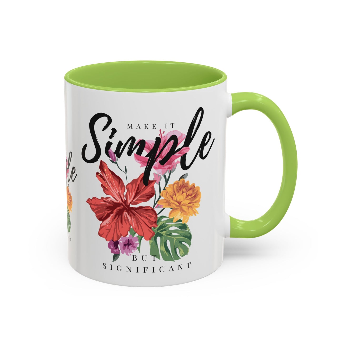 Floral Inspirational Coffee Mug.