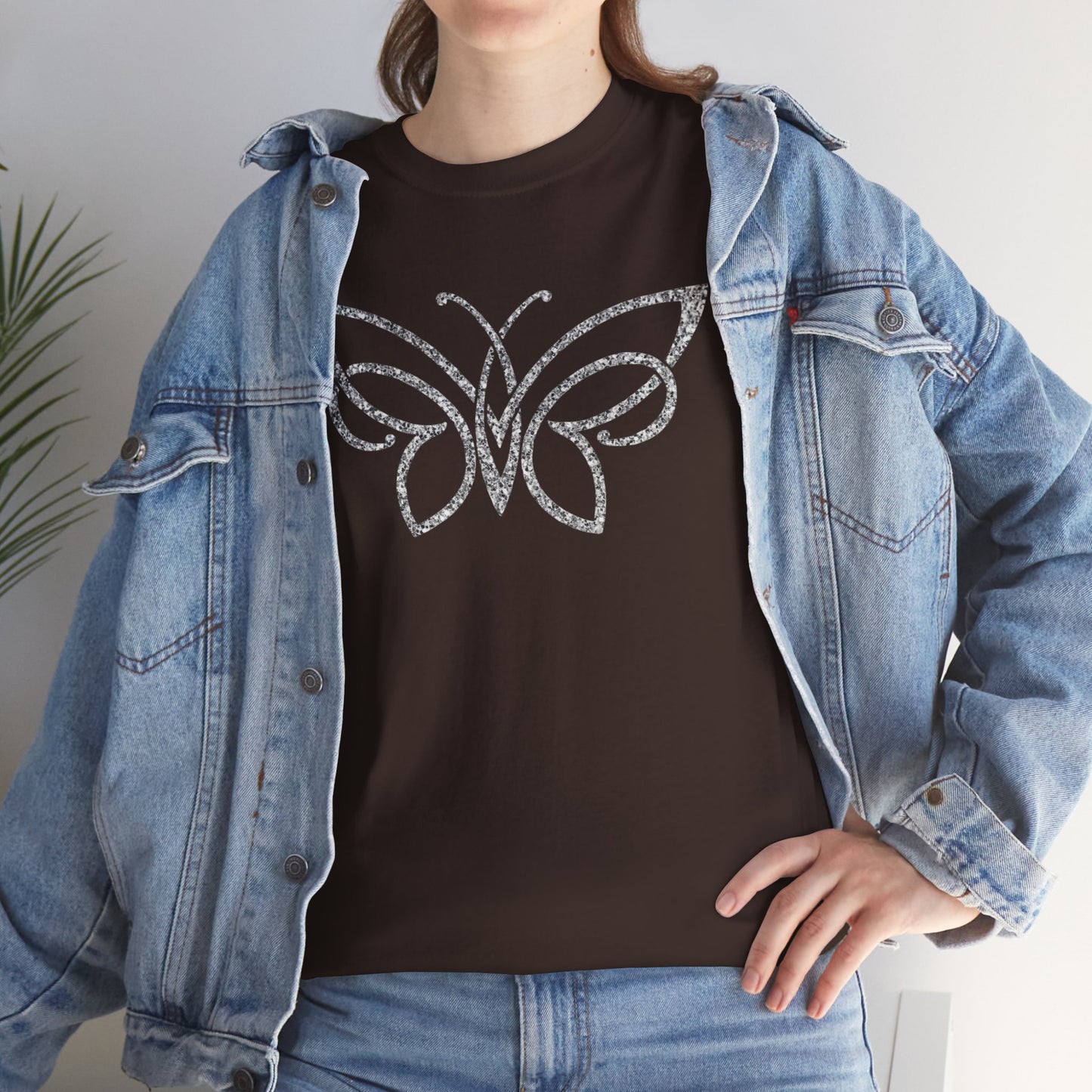 Butterfly Design Unisex Heavy Cotton Tee.