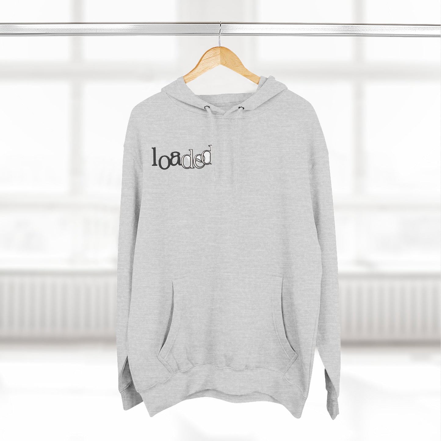Loaded Three-Panel Fleece Hoodie
