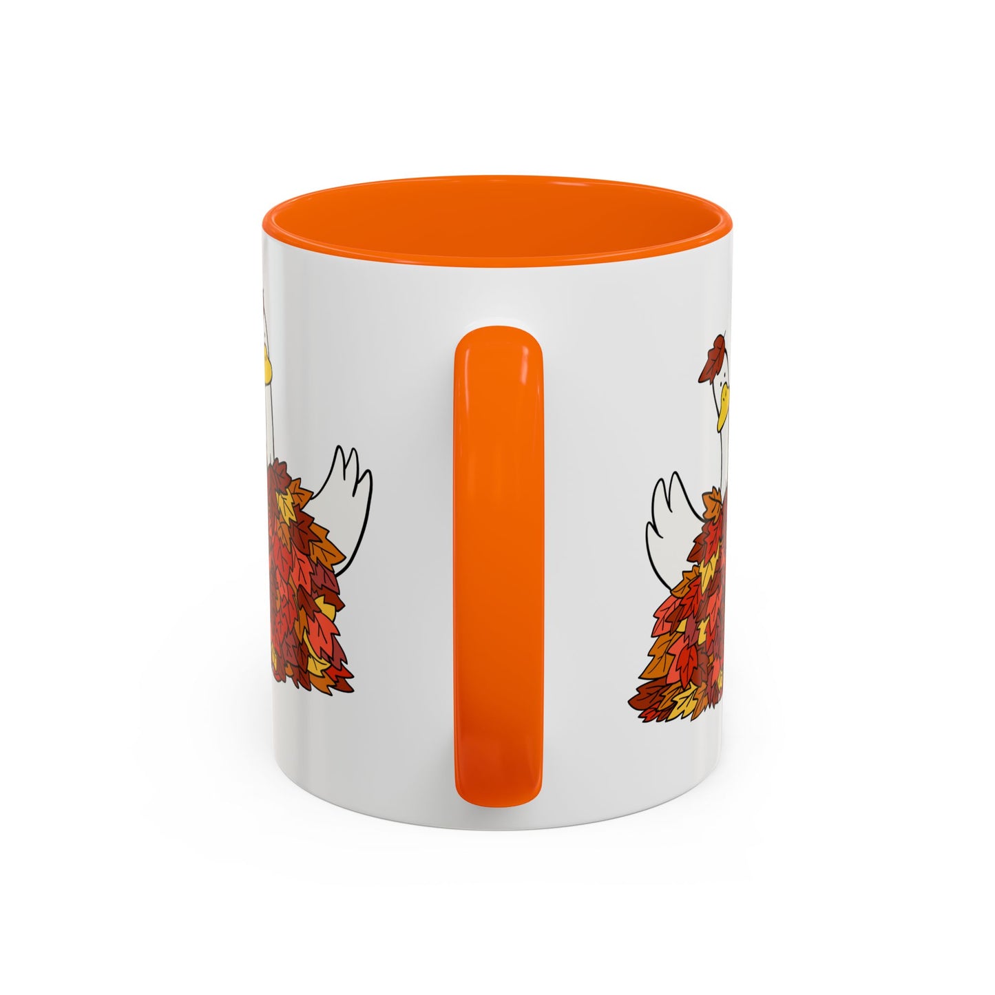 Autumn-Themed Accent Coffee Mug.