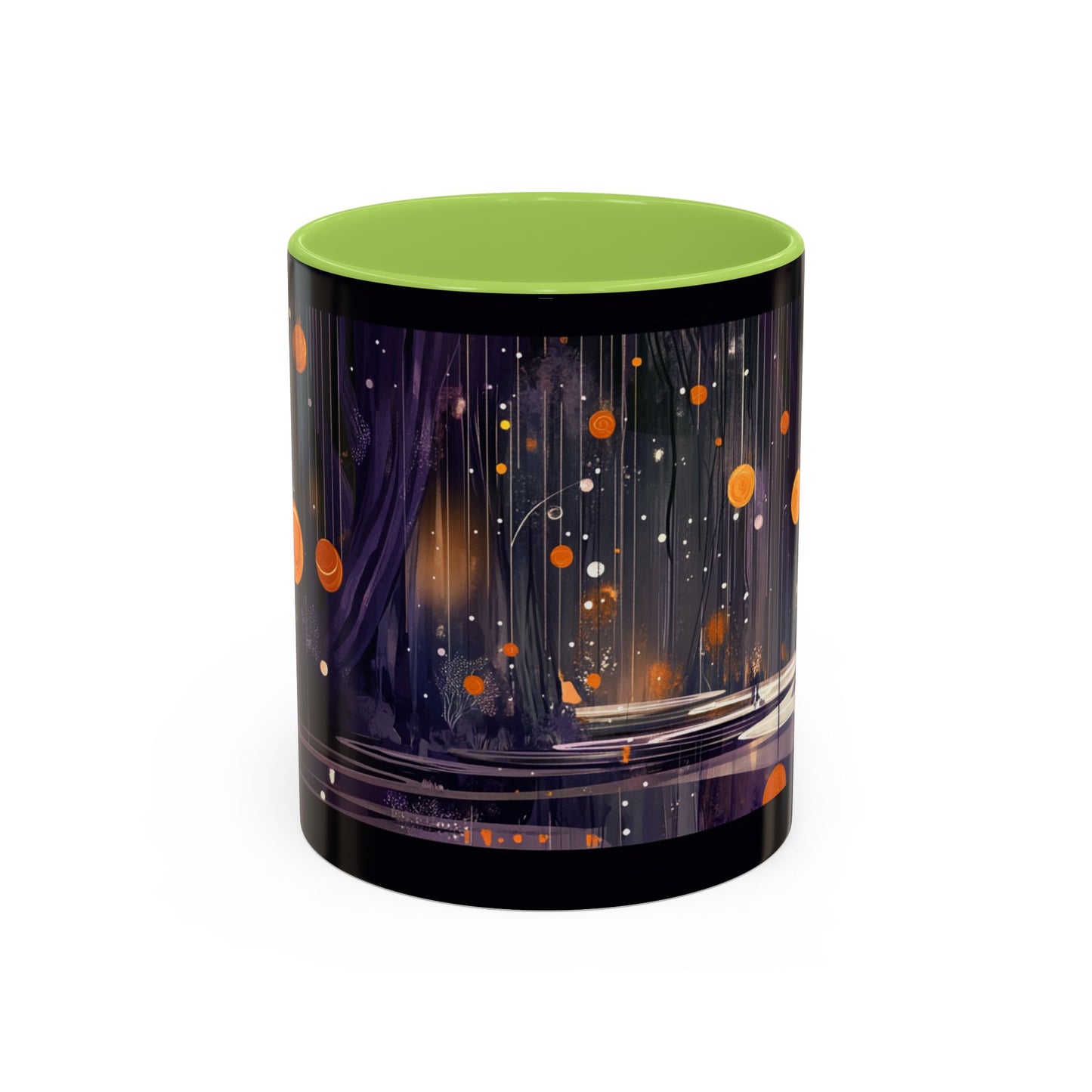 Whimsical Nighttime Coffee Mug - Cozy Mug for Coffee Lovers, Unique Gift for Friends, Tea Mug, Home Decor, Cute Cat Art