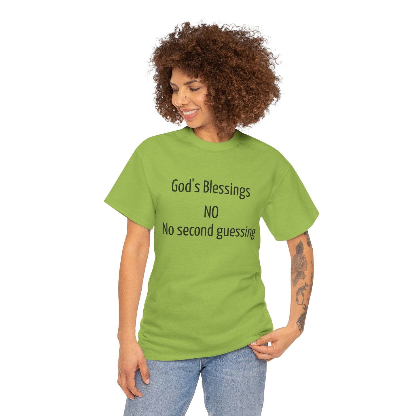 God's Blessing No Second Unisex Heavy Cotton Tee
