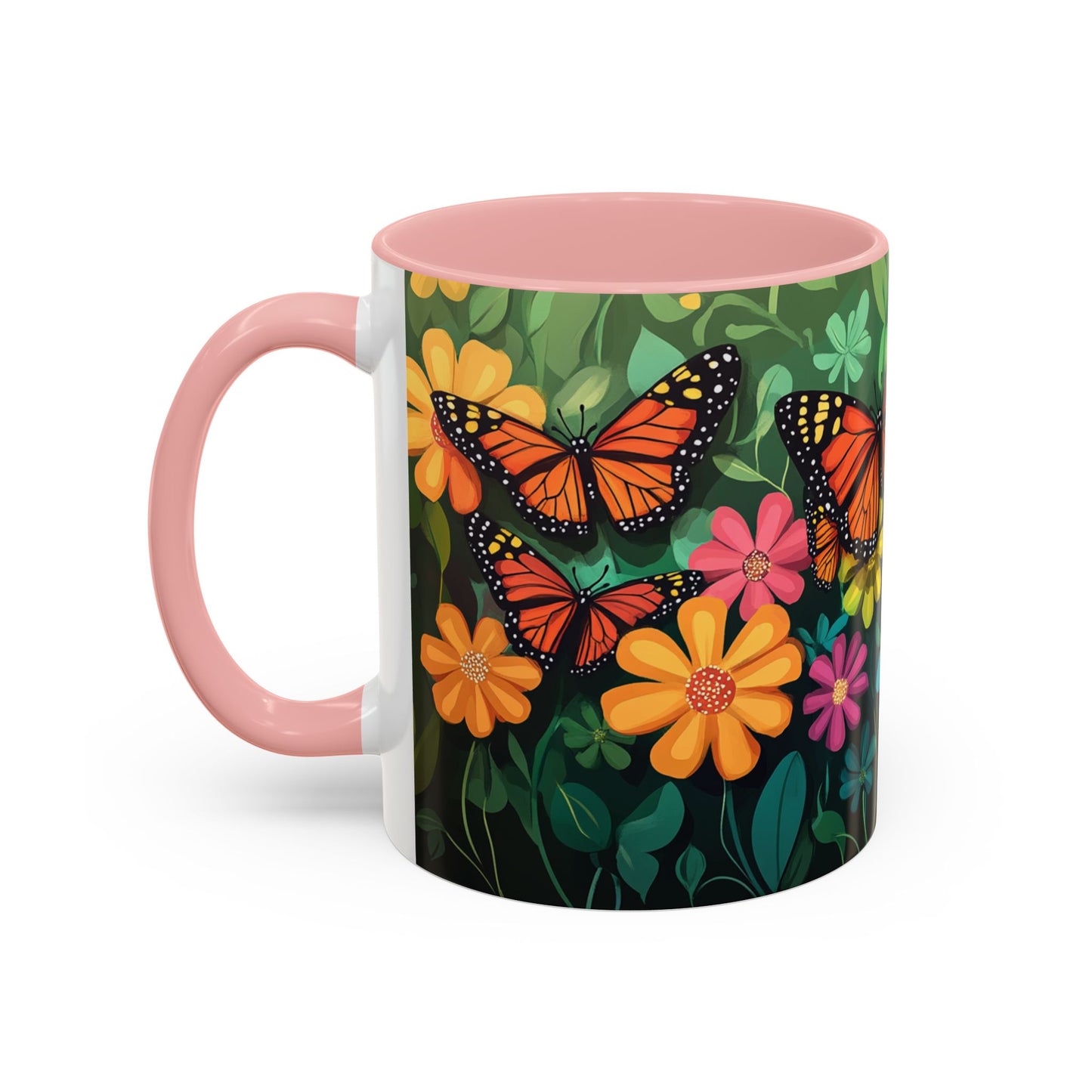 Unique Butterfly Garden Accent Coffee Mug