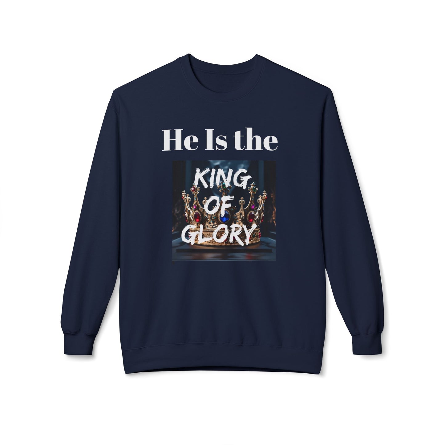 Spiritual  'King of Glory' Crewneck Sweatshirt.