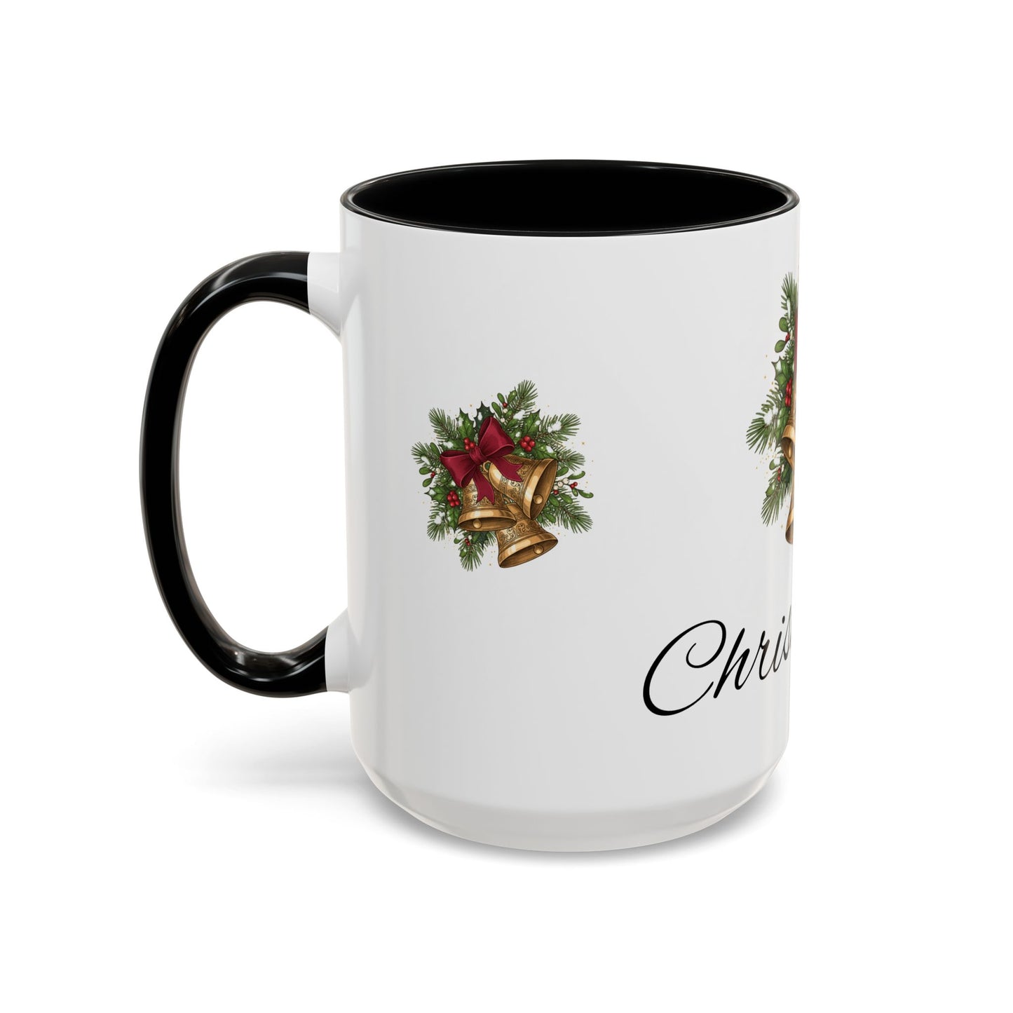Christmas Bells 'Christ is King' Accent Coffee Mug