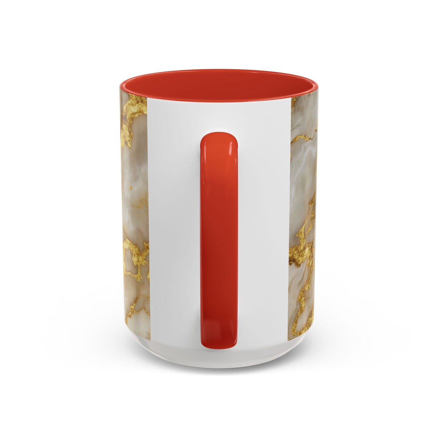 Personalized Marble Accent Coffee Mug.
