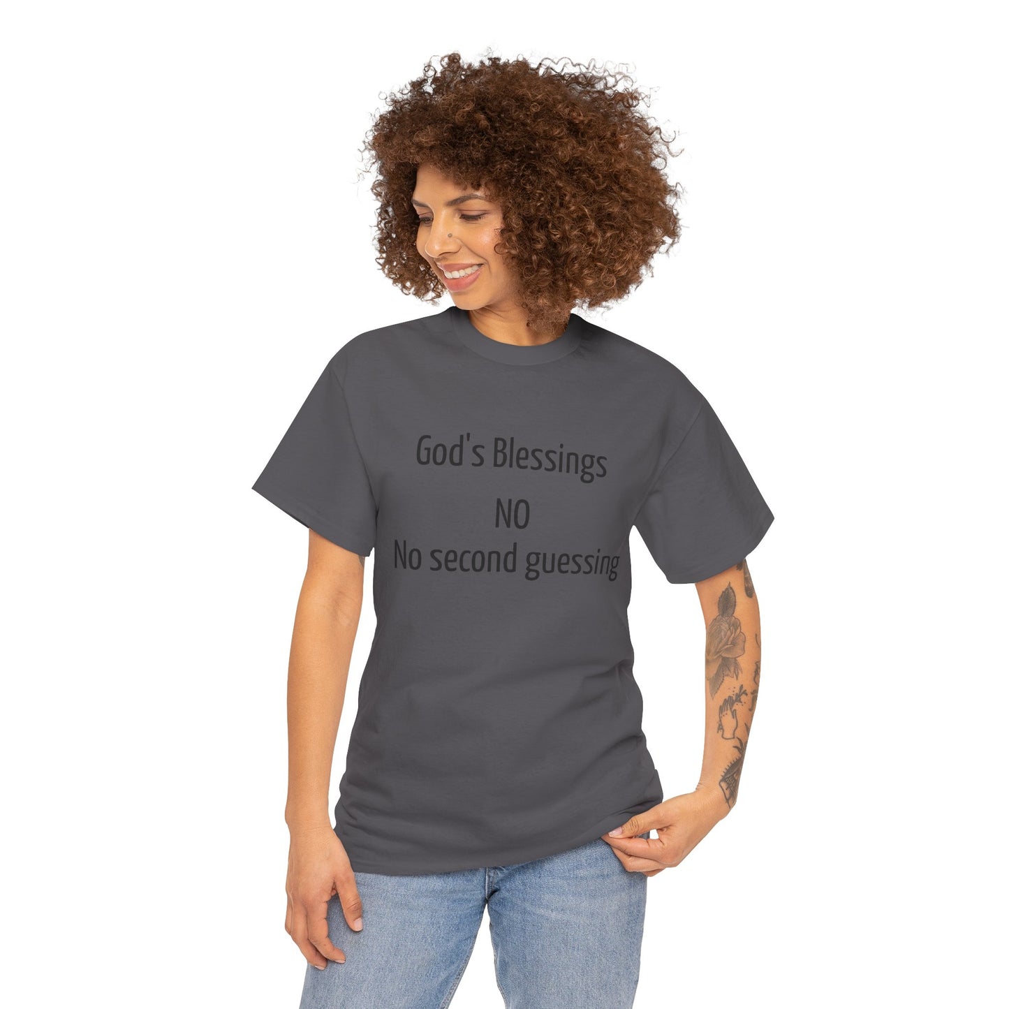 God's Blessing No Second Unisex Heavy Cotton Tee