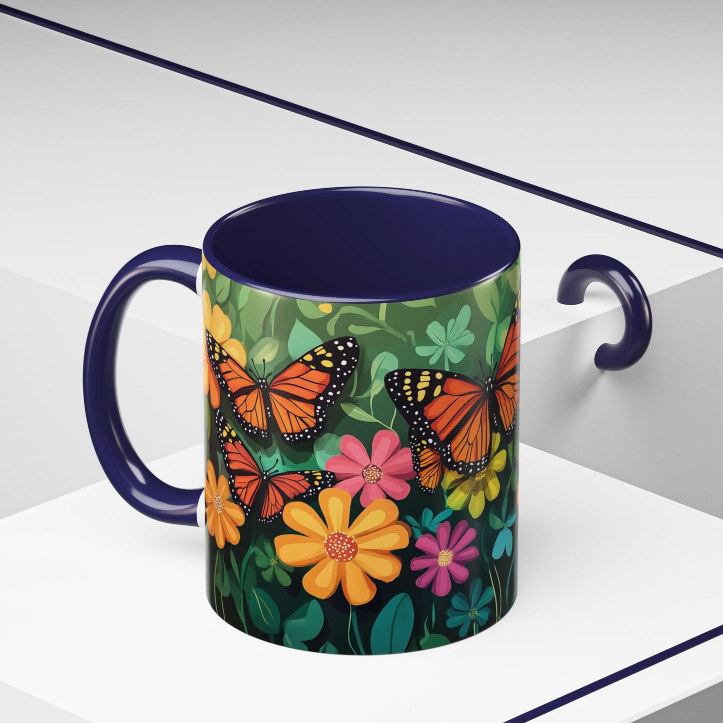 Butterfly Garden Accent Coffee Mug