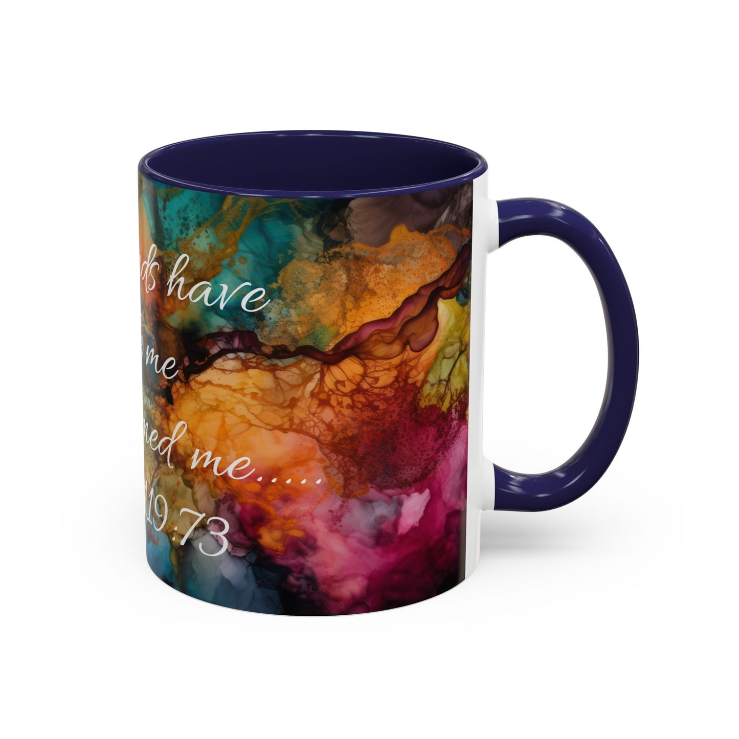 Inspirational Coffee Mug, Colorful Art Mug.