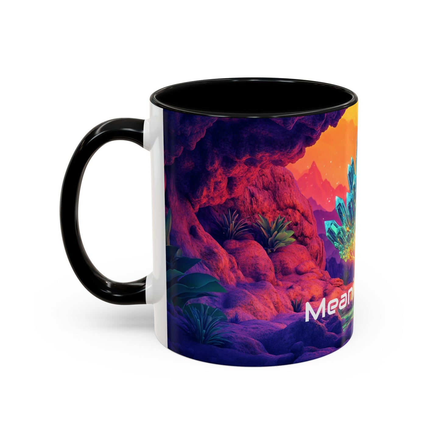 Vibrant Accent Coffee Mug with Inspirational Design, Ideal for Gift Giving, Home Decor, Office Drinkware, Art Lovers, Meaningful Sips