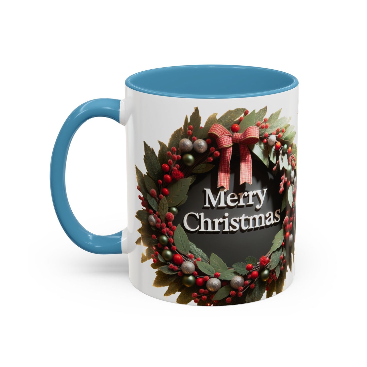 Festive Merry Christmas Mug, Holiday Coffee Cup.