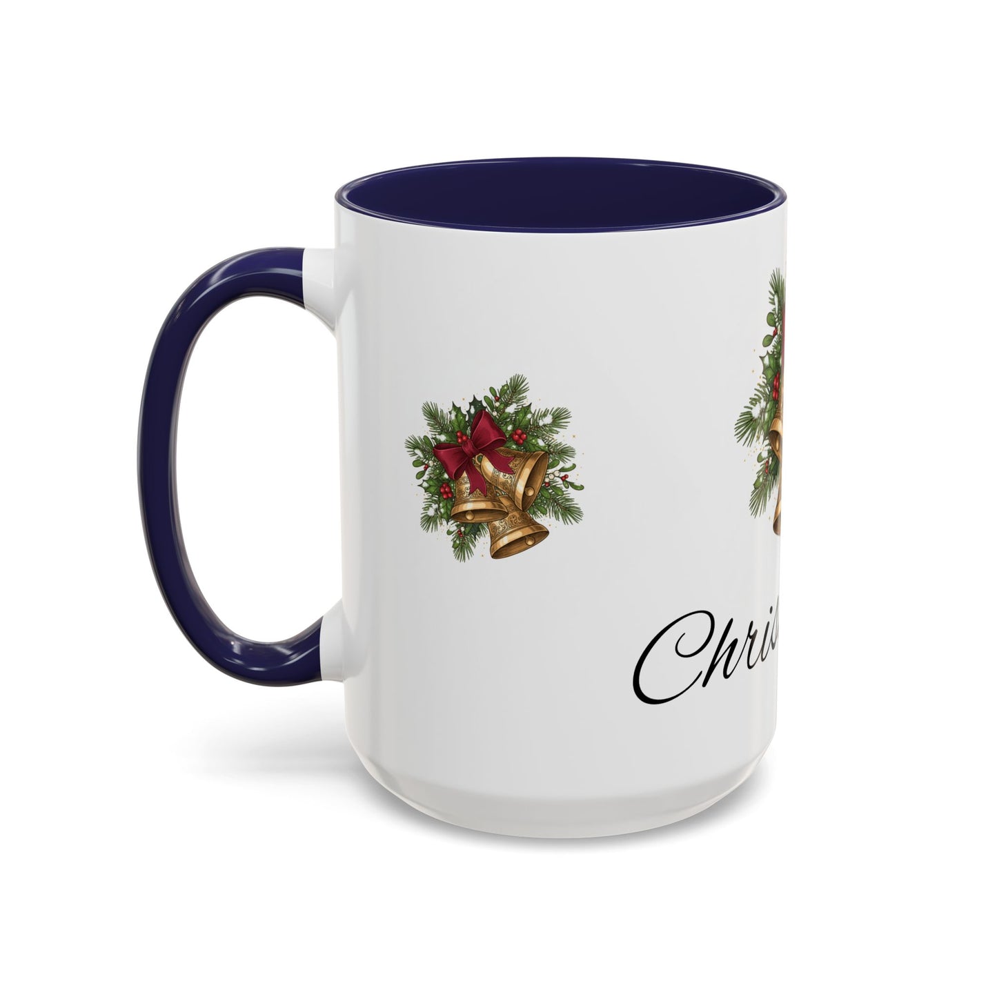 Christmas Bells 'Christ is King' Accent Coffee Mug