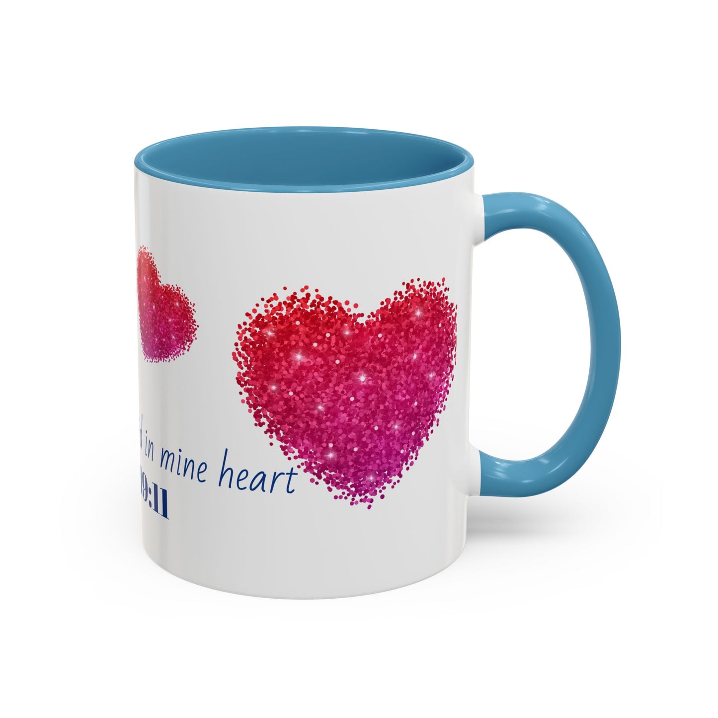 Heartfelt Inspirational Psalm Coffee Mug, Home Decor, Christian Mug.