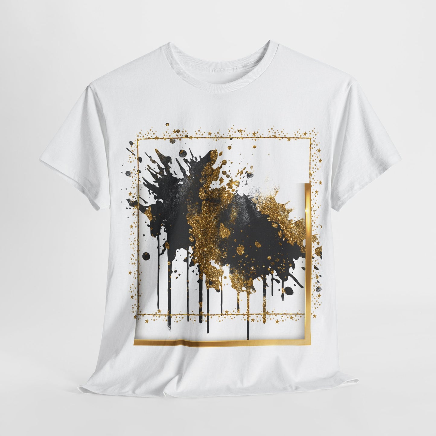 Chic Art-Print Tee, Trendy T-Shirt, Casual Wear.