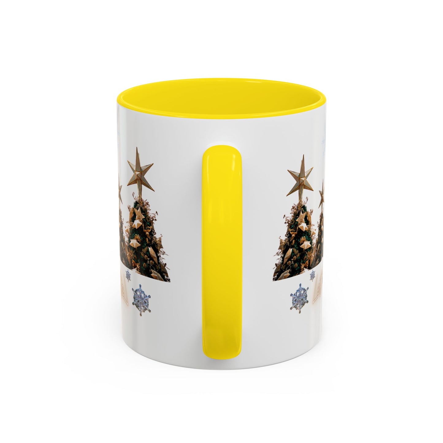 Christmas Trees Accent Coffee Mug – 'Merry Christmas'