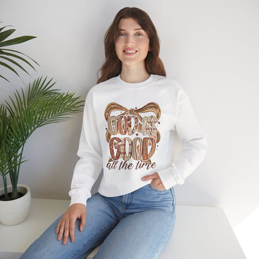 God is Good Crewneck Sweatshirt.
