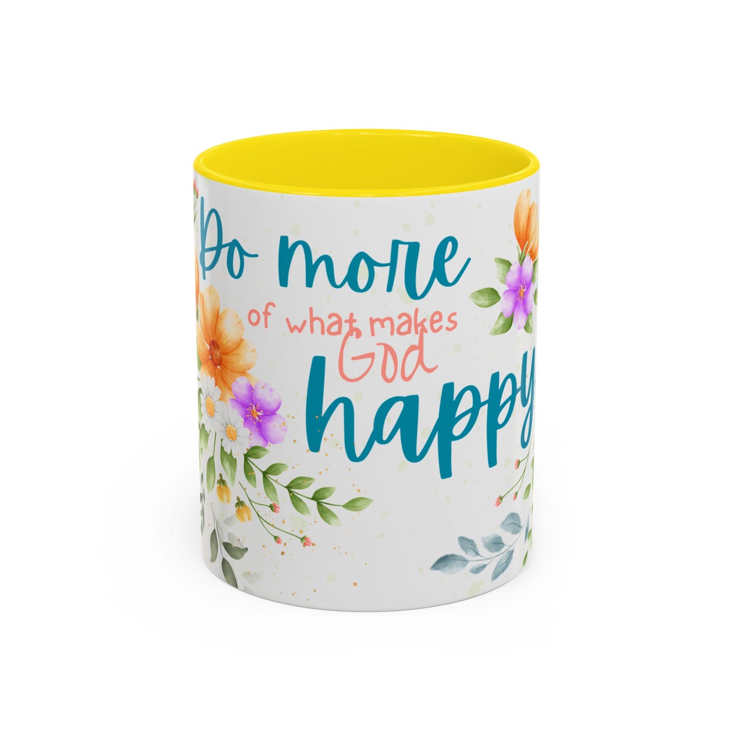 Floral Inspirational Coffee Mug,