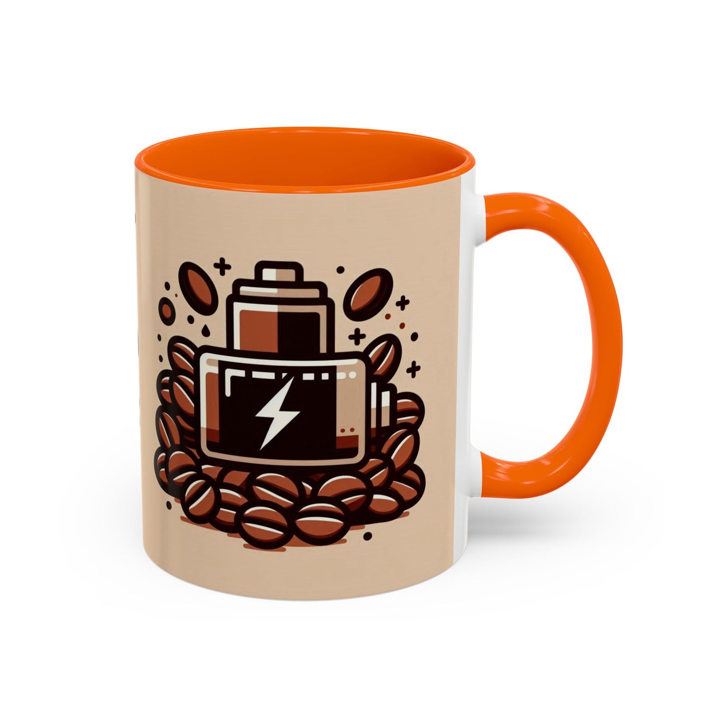 Low Battery Coffee Mug, Funny Coffee Cup, Gift for Caffeine Lovers, Unique Office Mug, Java Enthusiast Cup