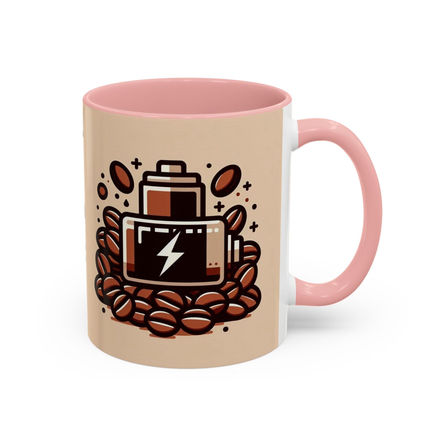 Low Battery Coffee Mug, Funny Coffee Cup, Gift for Caffeine Lovers, Unique Office Mug, Java Enthusiast Cup