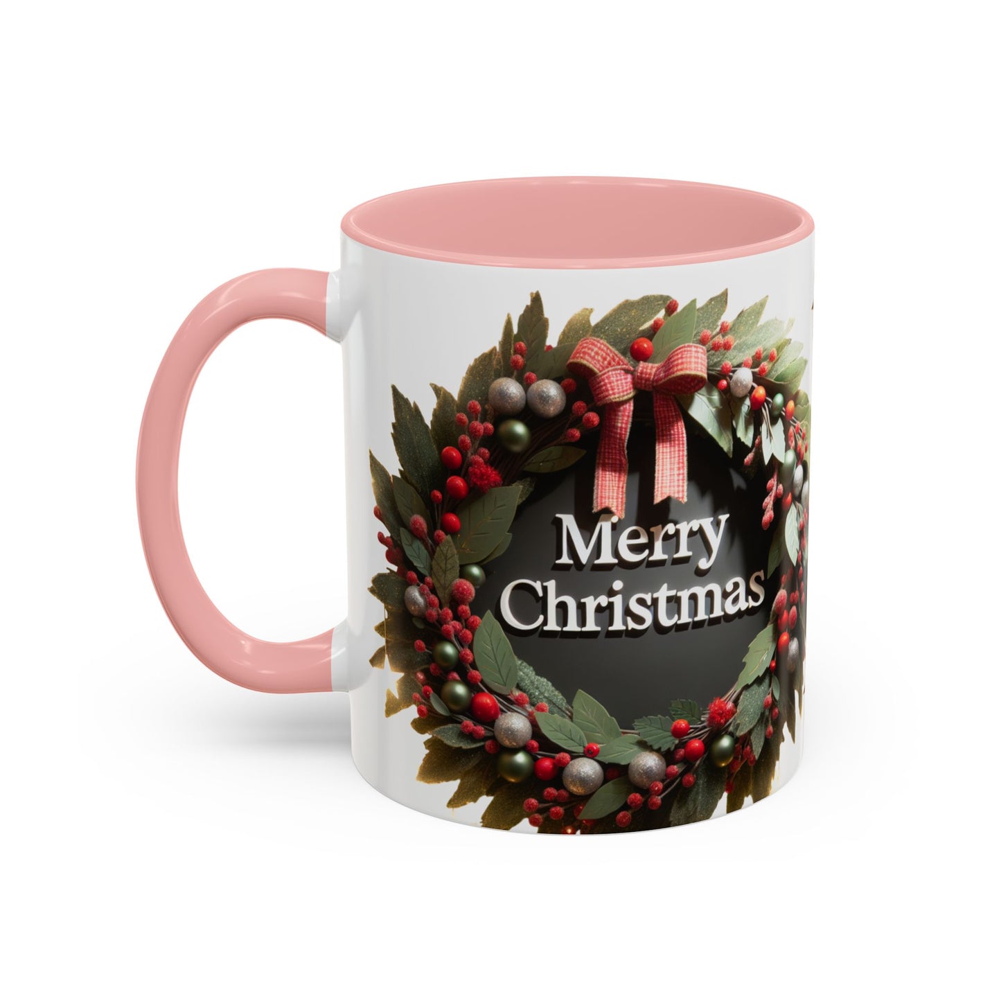 Festive Merry Christmas Mug, Holiday Coffee Cup.