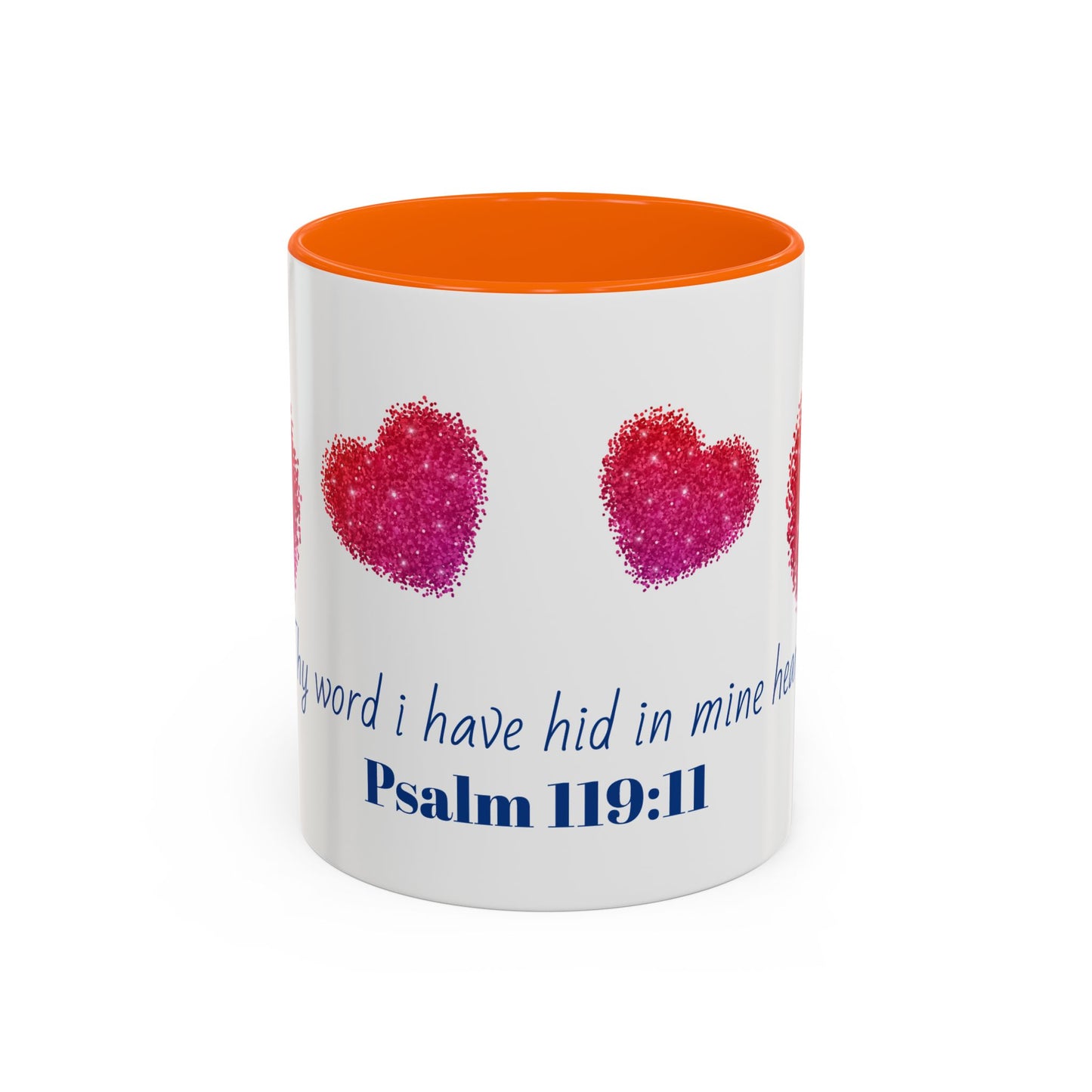 Heartfelt Inspirational Psalm Coffee Mug, Home Decor, Christian Mug.