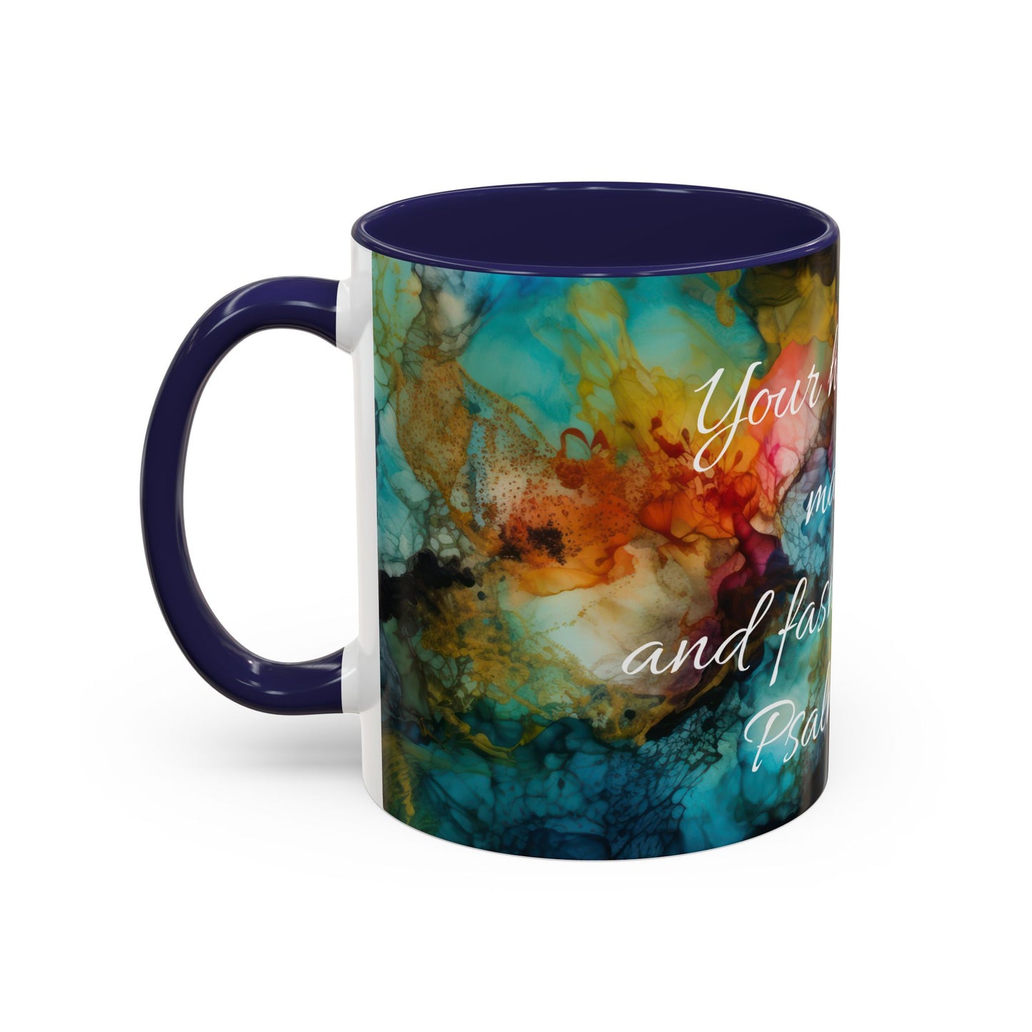 Inspirational Coffee Mug, Colorful Art Mug.