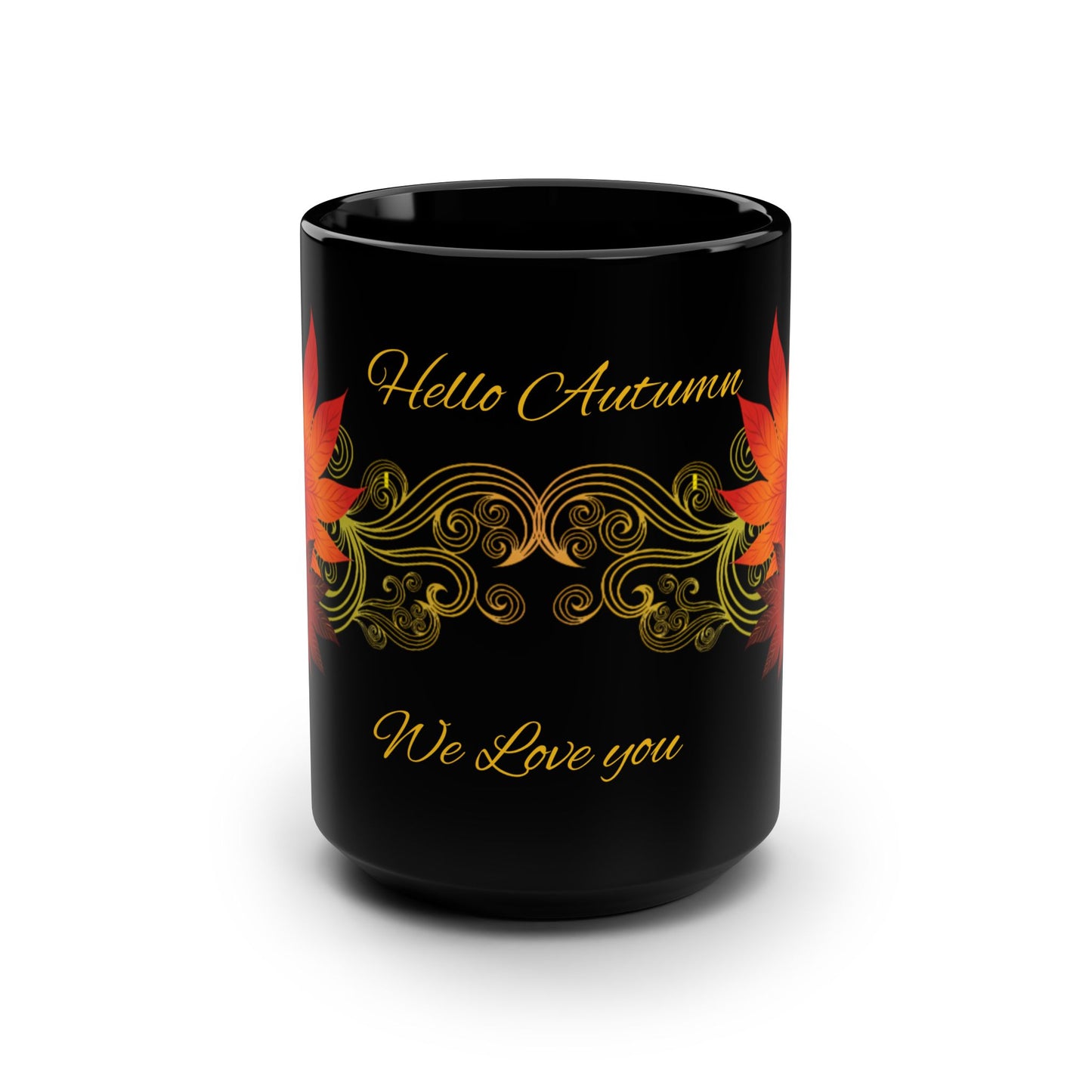 Autumn-Inspired Coffee Mug, Fall Decor, Seasonal Gift, Cozy Beverage Cup, Thanksgiving Kitchenware