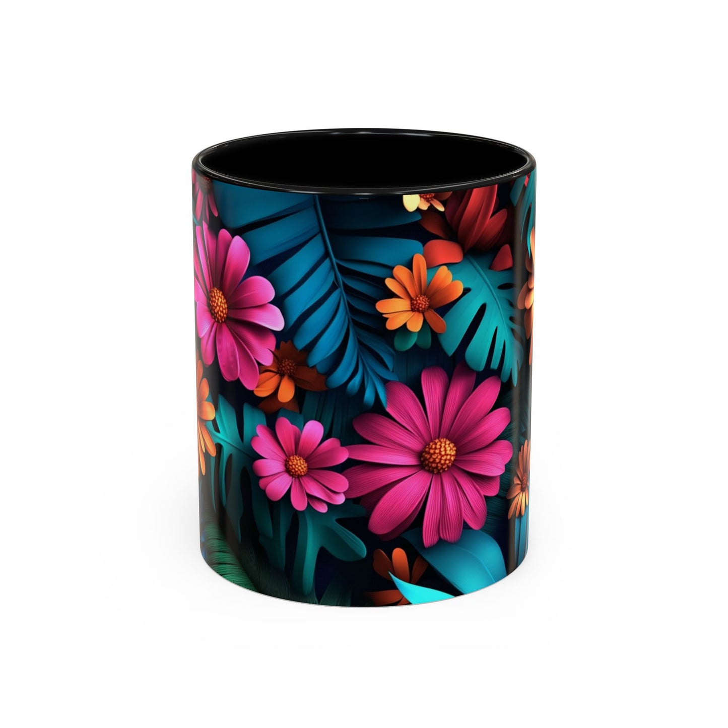 Vibrant Floral Coffee Mug
