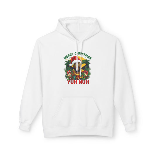 Christmas Hoodie – "Merry Christmas Yuh Nuh" Festive Holiday Sweatshirt