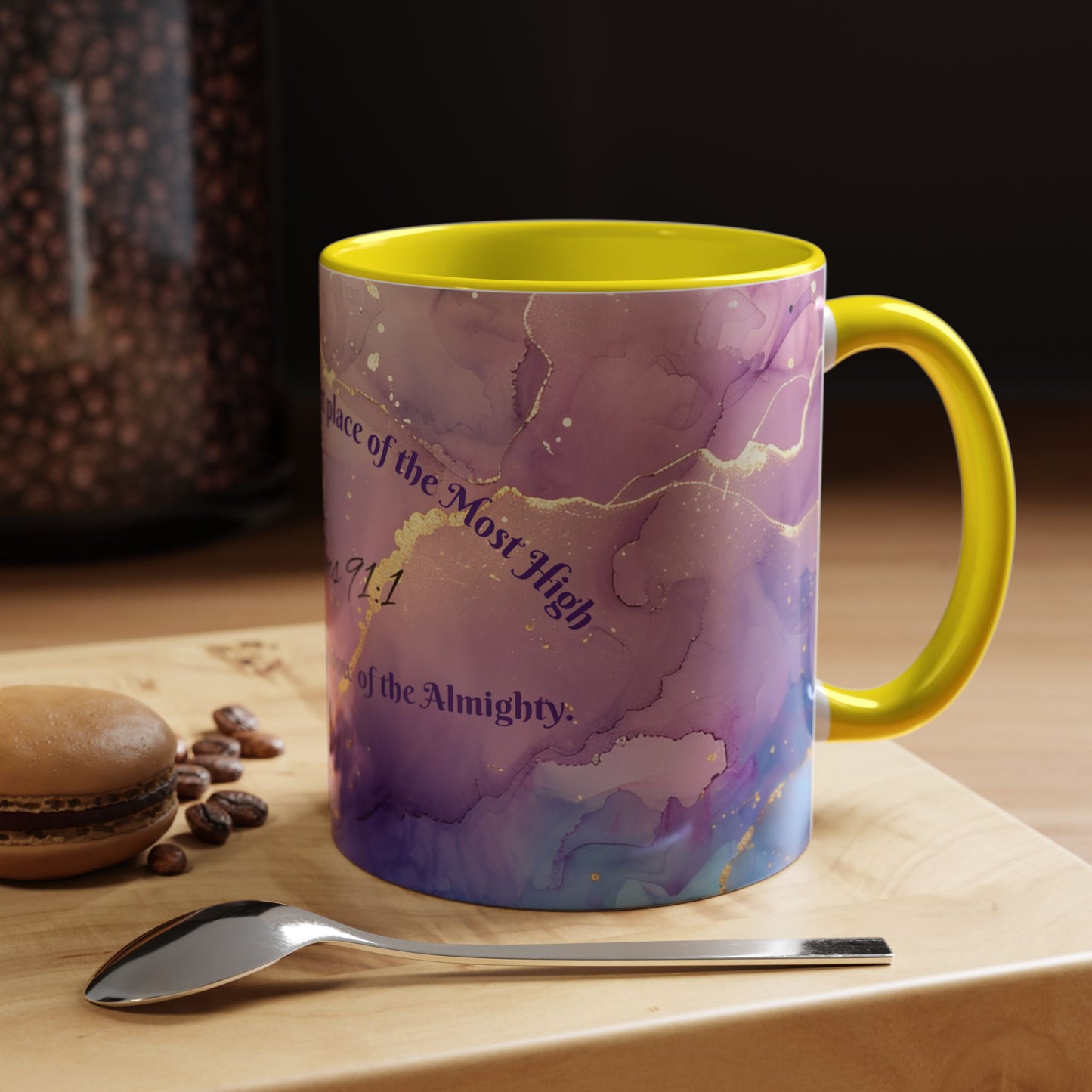 Spiritual Accent Coffee Mug - Inspirational Gift, Bible Verse Mug.