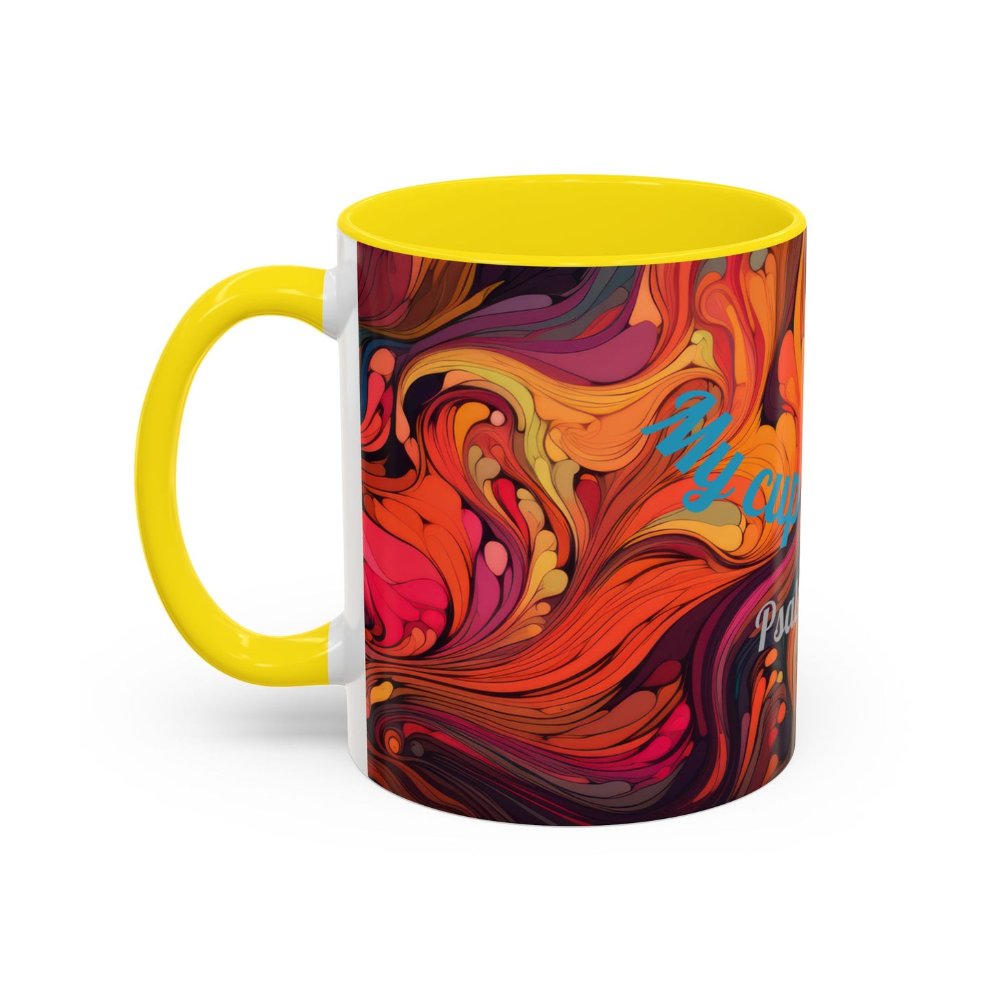 Colorful Ceramic Cup, Motivational Gift.